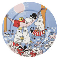 Moomin Serveringsfad 30 cm Family Time Blåt
