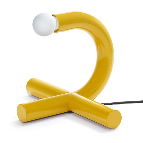 La Tre Bordlampe Gul