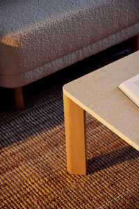 Evoke Soffbord Marmor Creme 80x80 cm