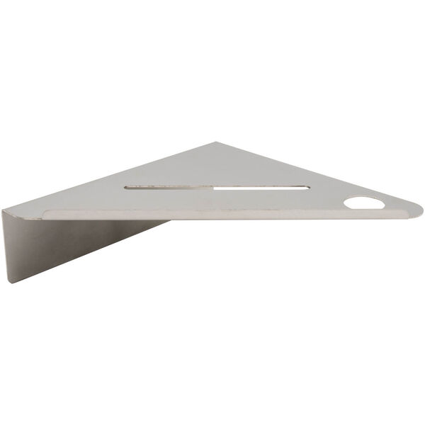 Base Corner Shelf Brushed Stainless