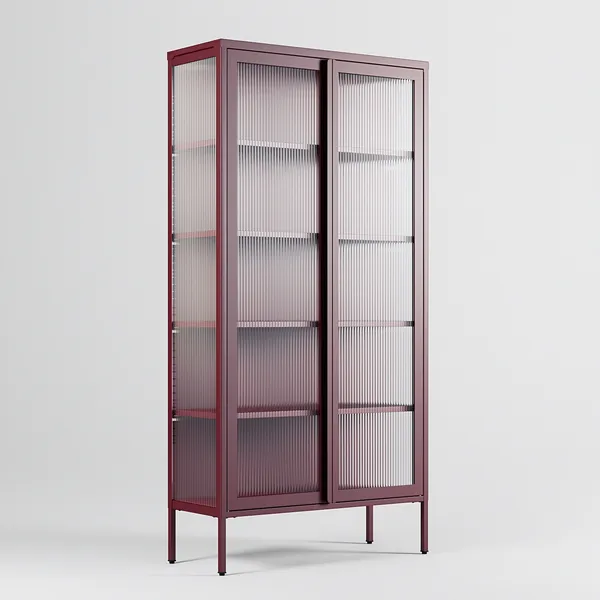 Store Skåp 90x180 cm Bordeaux