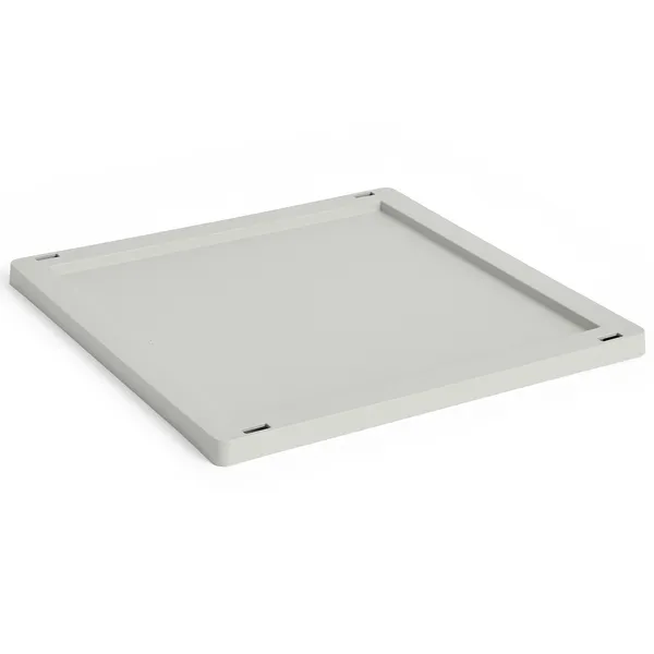 Colour Crate Plastic Medium Square / Cube Låg Grey