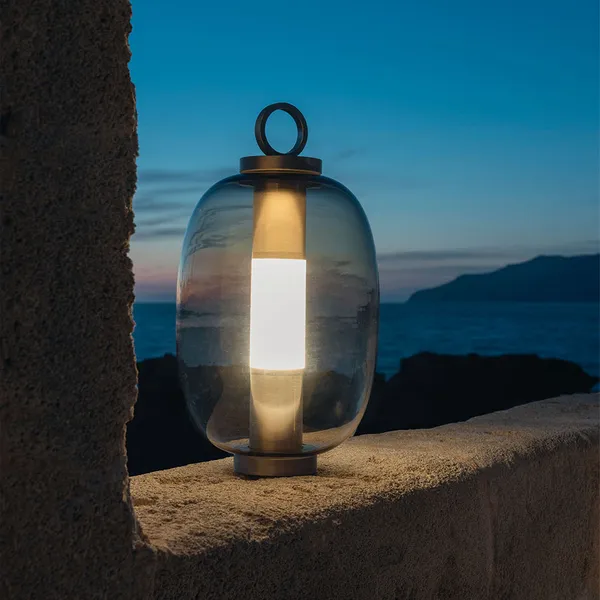 Lucerna Lanterna Bordlampe Genopladelig Aluminium / Antracitgrå
