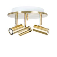Cato Triospot Taklampe LED Messing