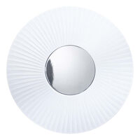 Iris Vägglampa Med Spegel Ø60 cm Vit