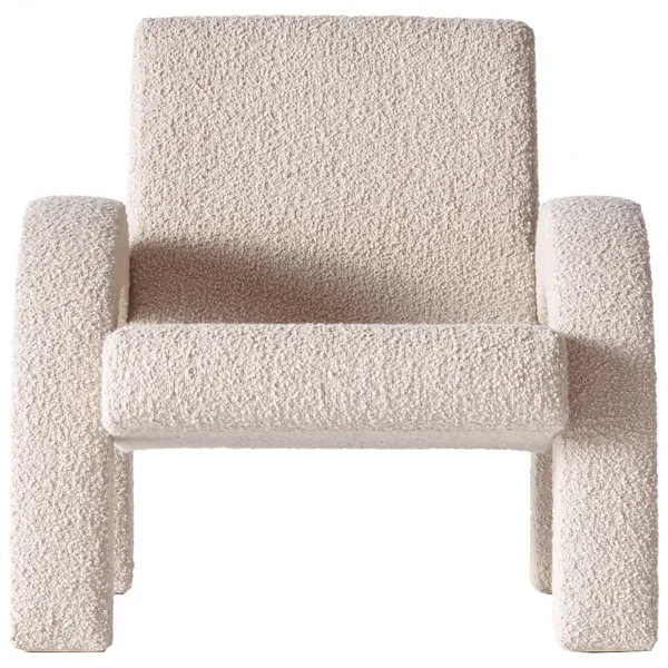 Arco Loungefåtölj Liten Bouclé Beige