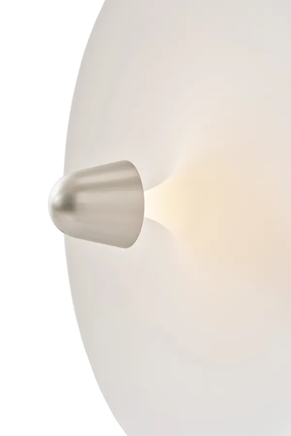 Kantarell Vägglampa / Taklampa Ø55 cm Vit