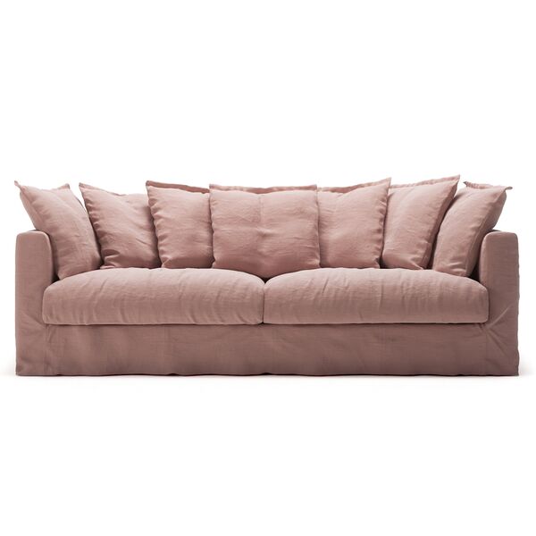 Betræk Til Le Grand Air 3-personers Sofa Hør Tender Blush