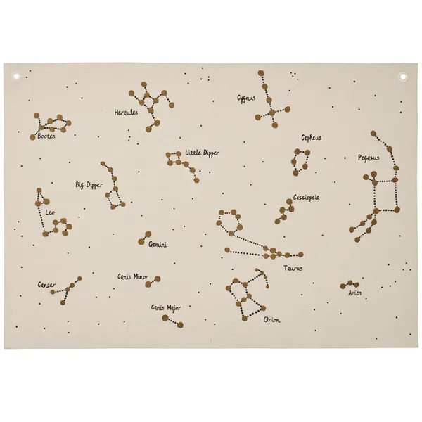 Väggdekoration - Stjärnbild 100x70 cm Beige