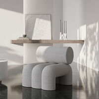 Foku Lounge-Tuoli Luonnonvalkoinen
