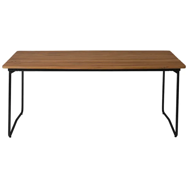 B31 Bord 92x170 Cm Ubehandlet Eik / Sort