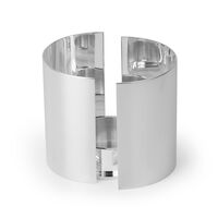 Infinity Candle Holder Large Silver