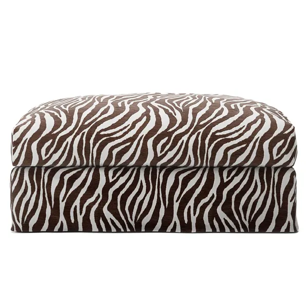 Betræk Til Le Grand Air Fodskammel Chenille Zebra