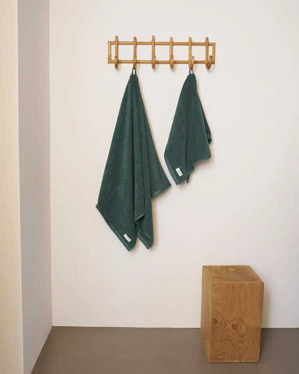 Mild Badehåndkle 70x140 cm Mørkegrønn
