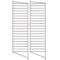String Gavlar Golv 30x115 cm 2-pack Mörkbrun