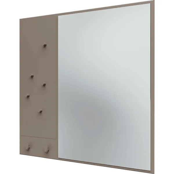 Memo Wall Mirror With Notice Board Truffle