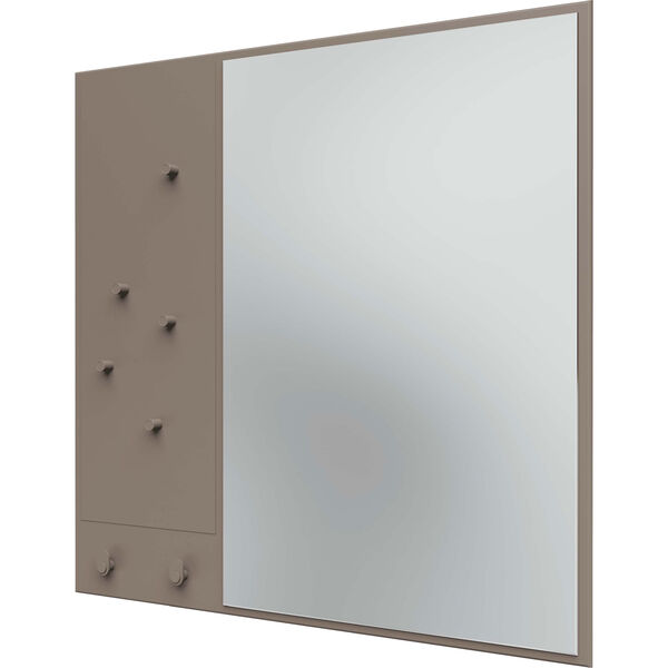 Memo Wall Mirror With Notice Board Truffle