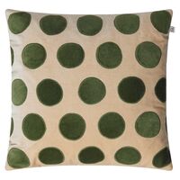 Circle Betræk 50x50 cm Beige/Cactus Green