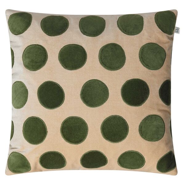 Circle Betræk 50x50 cm Beige/Cactus Green
