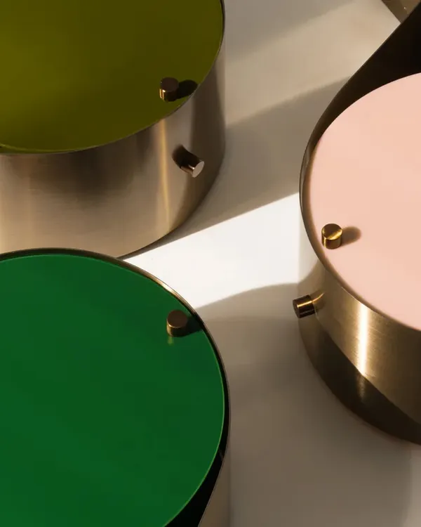 Coppia Bordslampa Ivory / Blush