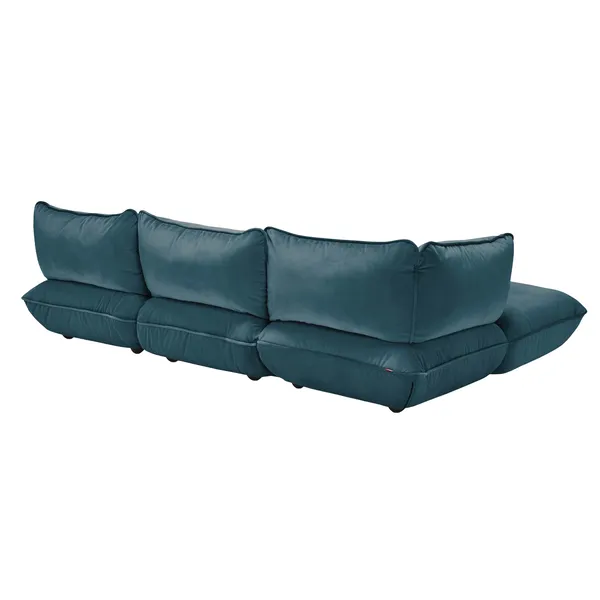 Sumo Corner Sofa Velvet Petrol