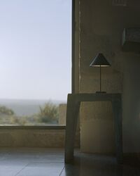 Brolly Bordlampe Bærbar Steel Black