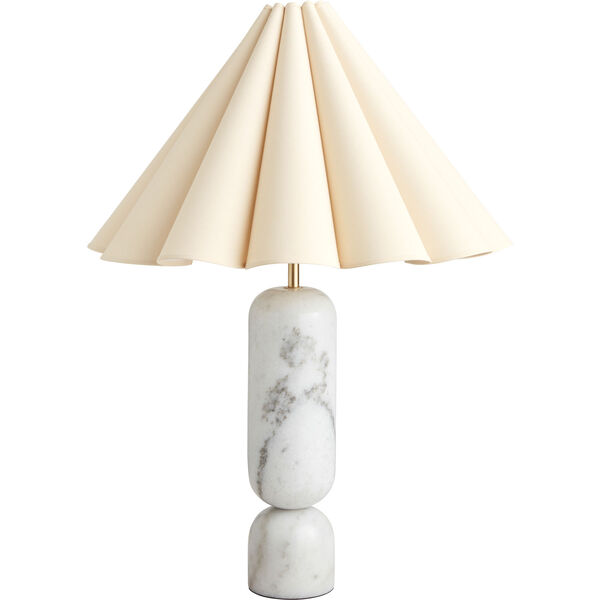 Lauren Pöytävalaisin 77 cm Valkoinen / Luonnollinen