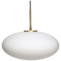 Muse Ellipse Pendellampe Ø40 cm Hvid