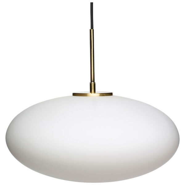Muse Ellipse Pendellampe Ø40 cm Hvid