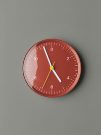 Wall Clock (Recycled) Red