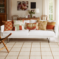 Amina Kuddfodral 50x50 cm Rose / Khaki