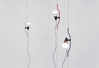 Parentesi Loftslampe med Lysdæmper Nikkel