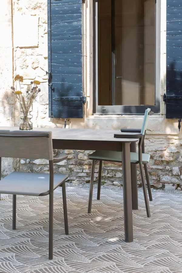 Oron Bord Aluminium M 100x170-205 cm Titan / Ciment