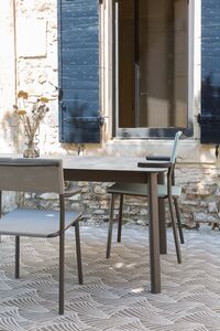 Oron Bord Aluminium M 100x170-205 cm Titan / Ciment