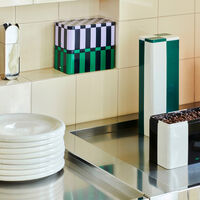 Tin Container Small Green/Dark Blue