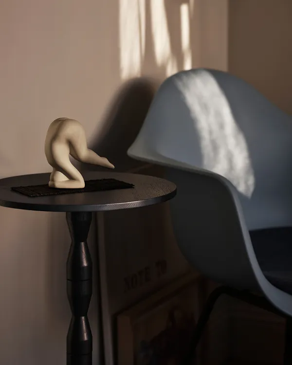 Yoga Skulptur no 1 Ljusgrå