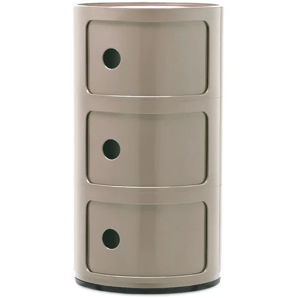 Componibili Classic Oppbevaring Med 3 Rom Dove Grey