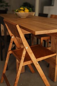 Folding Flat Stol Warm Brown
