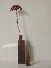 Koa Vase- H40- Red Brown Vase H40 cm Rødbrun