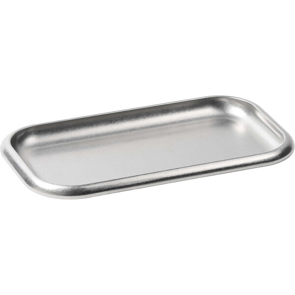 Steel Serveringsbricka Stentvättat Silver