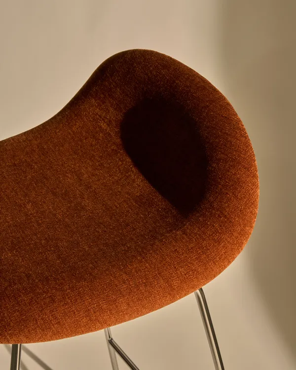 GUBI 3D Baarijakkara H75 Ruostumaton Teräs / Belsuede Special Dedar 133