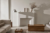 Cone Lattiavalaisin Brushed Aluminium