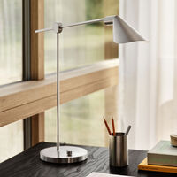 MS021 Bordlampe Rustfritt Stål