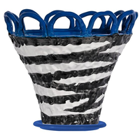 Patty Kruka 25 cm Blå Zebra