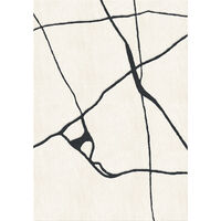 Gute Villamatto Musta/Valkoinen 180x270 cm