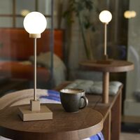 Snowball Transportabel Lampe Grey Beige