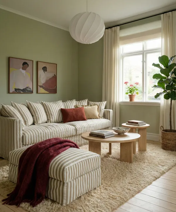 Le Grand Air 3-Seter Sofa Lin Gentle Ribbon
