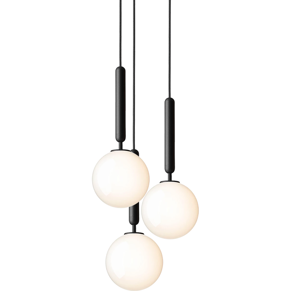 Miira 3 Ljuskrona 310 mm Rock Grey / Opal