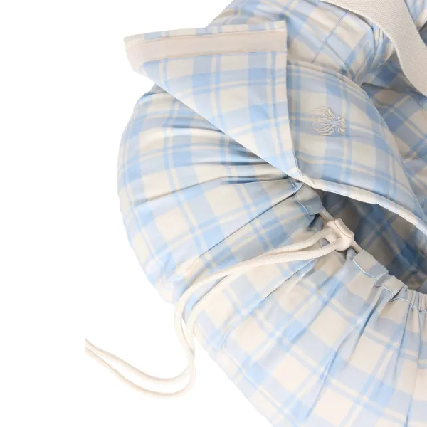 Plaid Sky Blue Babynest