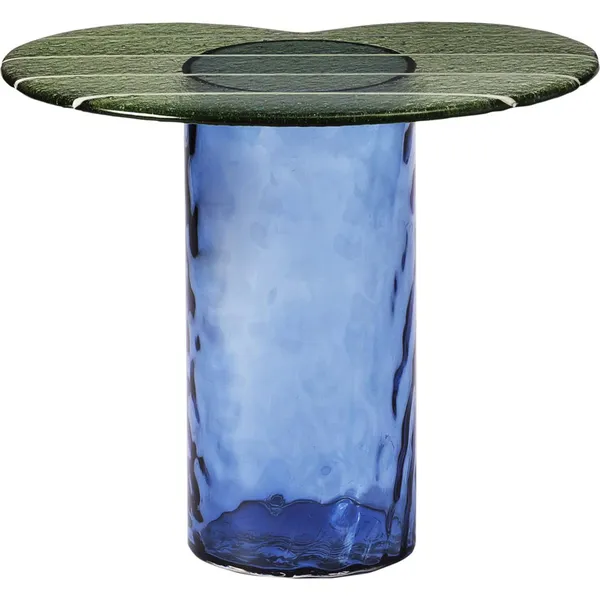 Striche Side Table Mint Green / Blue